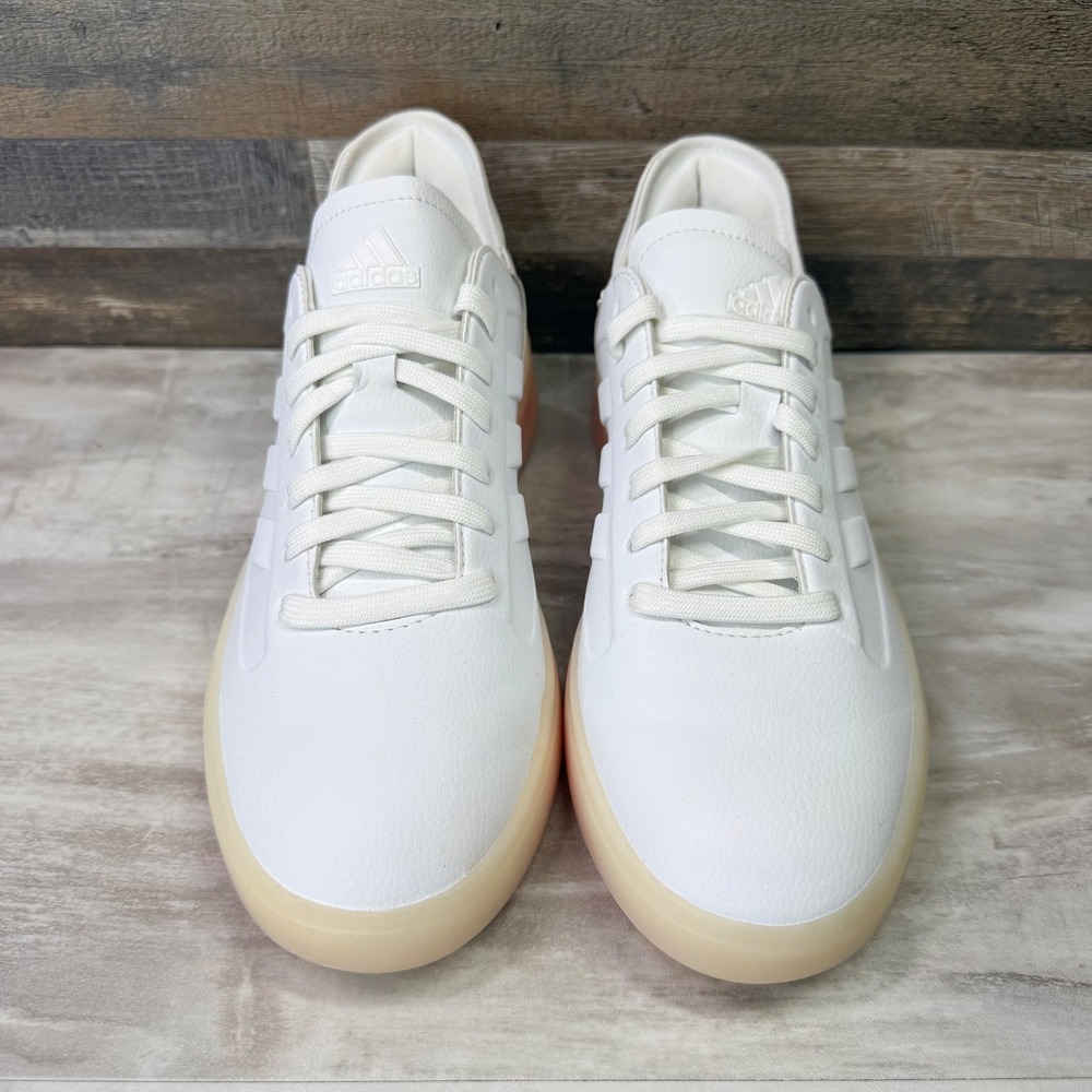 Adidas Zntasy Womens Size 8 White Orange Athletic Trainers Sneakers Shoes - Picture 3 of 8